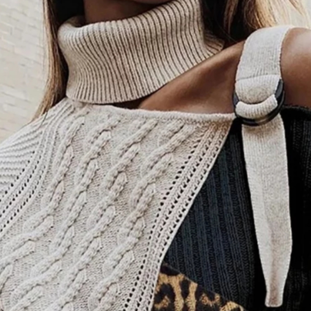 Leopard Cove Patchwork Sweater - Picture 5 of 5